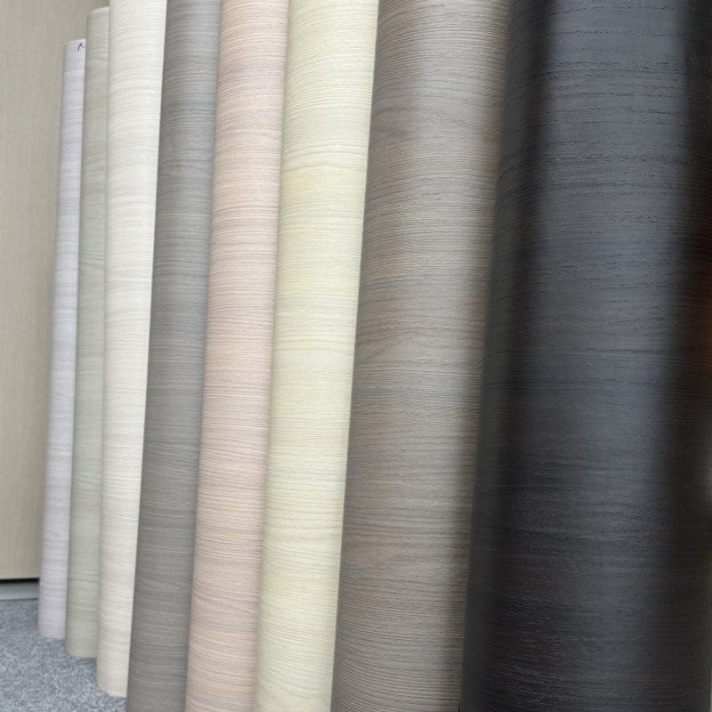 Filme decorativo de PVC anti-riscos de grão de madeira